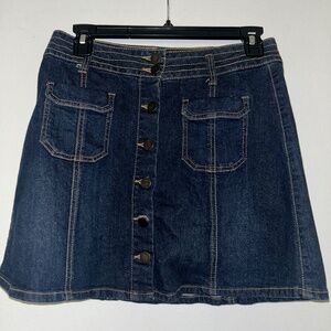 Button-Down Skirt